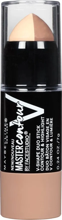 Maybelline Master Contour V-Shape Duo Stick - Light - Contouring 26 Maybelline Master Contour V-Shape Duo Stick - Light - Contouring -Poeder and Foundation Winkel 343x1200 1