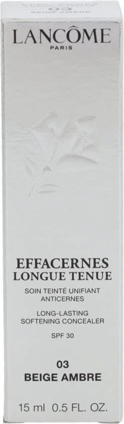 Lancôme Effacernes Longue Tenue Concealer 15 Ml - 03 Beige Ambre -Poeder and Foundation Winkel 353x1200