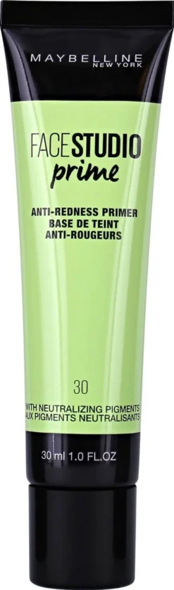 Maybelline Master Prime - 30 Anti Redness - Primer 22 Maybelline Master Prime - 30 Anti Redness - Primer -Poeder and Foundation Winkel 354x1200