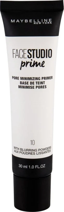 Maybelline Face Studio Prime - 10 Pore Minimizing Primer -Poeder and Foundation Winkel 367x1200