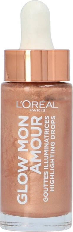 L'Oréal Paris Glow Mon Amour Highlighter Drops - 02 Loving Peach -Poeder and Foundation Winkel 378x1200