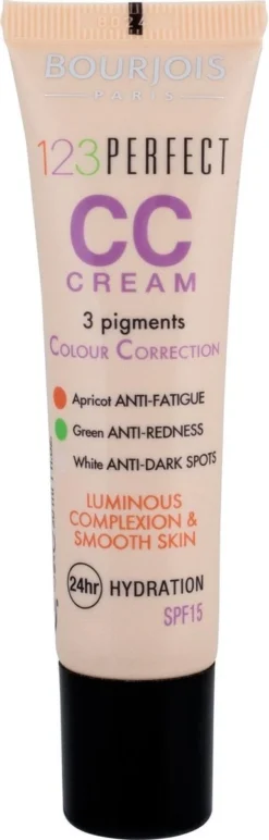 Bourjois 123 Perfect CC Cream - 033 Beige Rosé -Poeder and Foundation Winkel 384x1200 3