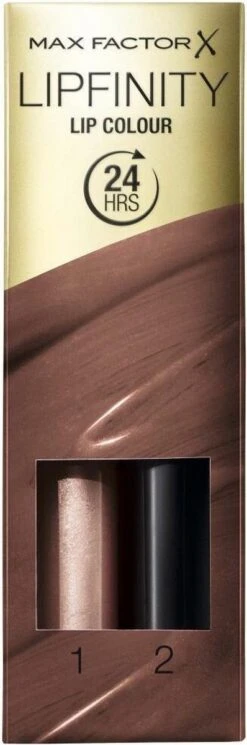 Max Factor Lipfinity Lip Colour 2-step Lippenstift - 200 Caffeinated -Poeder and Foundation Winkel 398x1200 3