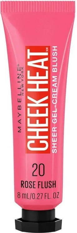 Maybelline Cheek Heat Cream Blush - 20 Rose Flash -Poeder and Foundation Winkel 399x1200 1