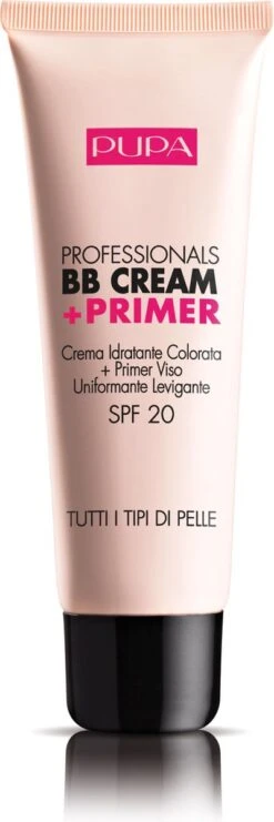 Pupa Milano Professionals BB Cream + Primer - 002 Sand 25 Pupa Milano Professionals BB Cream + Primer - 002 Sand -Poeder and Foundation Winkel 400x1200 5