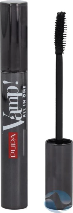 Pupa Milano Vamp! All In One Mascara - 101 Extra Black -Poeder and Foundation Winkel 415x1200 1