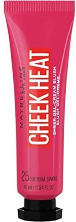 Maybelline Cheek Heat Cream Blush - 20 Rose Flash -Poeder and Foundation Winkel 416x1200 1