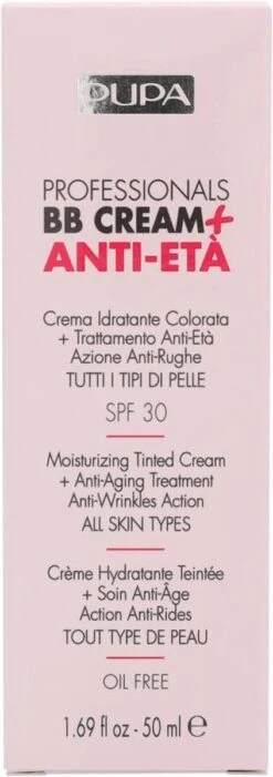 Pupa Milano Professionals BB Cream + Anti-Eta - 001 Nude -Poeder and Foundation Winkel 423x1200 4