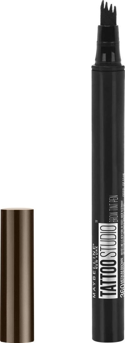 Maybelline TattooBrow 1D Wenkbrauwpen - 130 Deep 2 Maybelline TattooBrow 1D Wenkbrauwpen - 130 Deep - Afbeelding 2