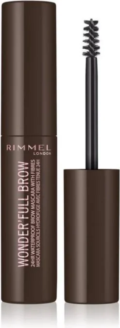 Rimmel London Wonder'full 24 Hour Brow Mascara - Wenkbrauwgel - 003 Dark Brown -Poeder and Foundation Winkel 441x1200 6