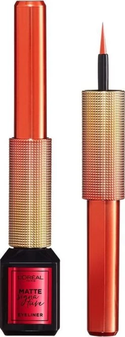 L’Oréal Paris Paris Electric Nights Superliner Matte Signature Eyeliner - Limited Edition – 11 Red Signature – Rood -Poeder and Foundation Winkel 447x1200 1
