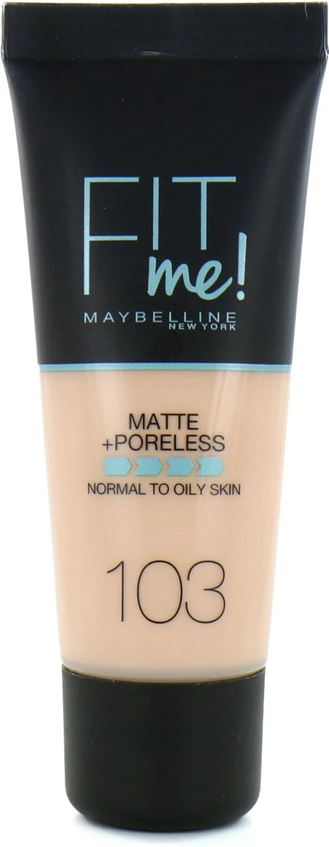 Maybelline Fit Me Matte & Poreless Foundation - 103 Pure Ivo - 30 Ml 1 Maybelline Fit Me Matte & Poreless Foundation - 103 Pure Ivo - 30 Ml