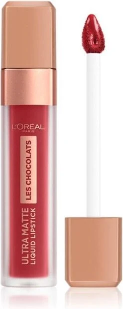 L'Oréal Paris Les Chocolates Ultra Matte Liquid Lippenstift - 864 Tasty Ruby -Poeder and Foundation Winkel 479x1200