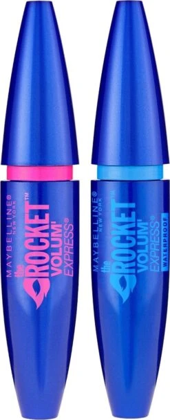 Maybelline Volum Express Mascara - The Rocket Black -Poeder and Foundation Winkel 488x1200