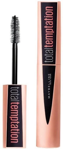 Maybelline Total Temptation Mascara - Zwart 22 Maybelline Total Temptation Mascara - Zwart -Poeder and Foundation Winkel 506x1200 1