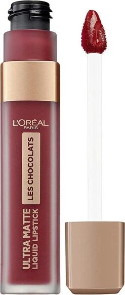 L'Oréal Paris Les Chocolates Ultra Matte Liquid Lippenstift - 864 Tasty Ruby -Poeder and Foundation Winkel 509x1200 3