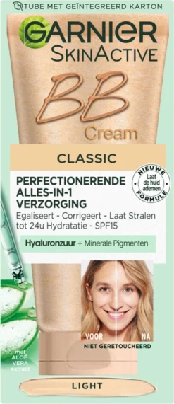Garnier Face SkinActive - BB Cream Classic Light 5-in-1 Dagverzorging - 2x 50 Ml -Poeder and Foundation Winkel 519x1200 2