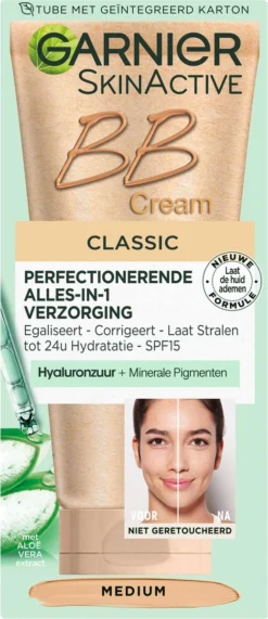 Garnier SkinActive BB Cream Classic Medium 5-in-1 Verzorging - 50 Ml -Poeder and Foundation Winkel 519x1200 4