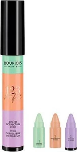 Bourjois 123 Perfect Color Correcting Stick -Poeder and Foundation Winkel 606x1200