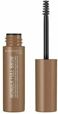 Rimmel London Wonder'full 24 Hour Brow Mascara - Wenkbrauwgel - 003 Dark Brown -Poeder and Foundation Winkel 618x1200 1