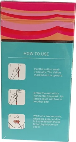 Tattoo Lippenstift Multi-color | Lippenstift Wattenstaafje 20 Stuks | Duurzame Long Lasting Waterdichte Vloeibare Non-stick Tattoo Lipstick | Lip Stain -Poeder and Foundation Winkel 647x1200