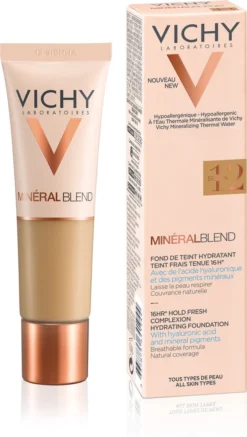 Vichy Minéralblend Foundation - 12 Sienna - 30ML - Natuurlijke Dekking -Poeder and Foundation Winkel 678x1200 1
