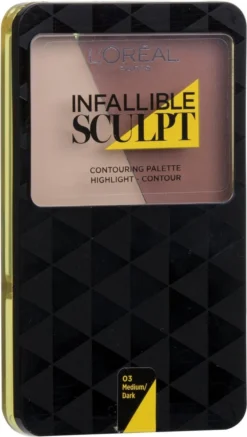 L'Oréal Paris Infallible - 300 Medium - Sculpt Palette -Poeder and Foundation Winkel 679x1200