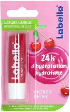 Labello Cherry Shine Lippenbalsem - 4 Balsems -Poeder and Foundation Winkel 754x1200 1
