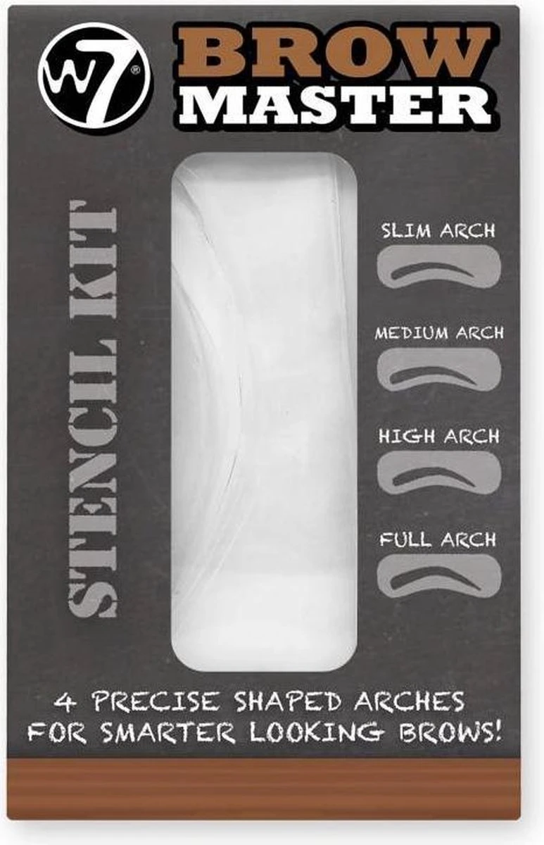 W7 Brow Master Stencil Kit - Wenkbrauw Stencils 1 W7 Brow Master Stencil Kit - Wenkbrauw Stencils