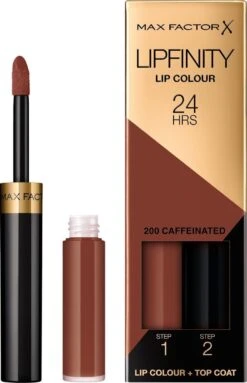 Max Factor Lipfinity Lip Colour 2-step Lippenstift - 200 Caffeinated -Poeder and Foundation Winkel 774x1200 2