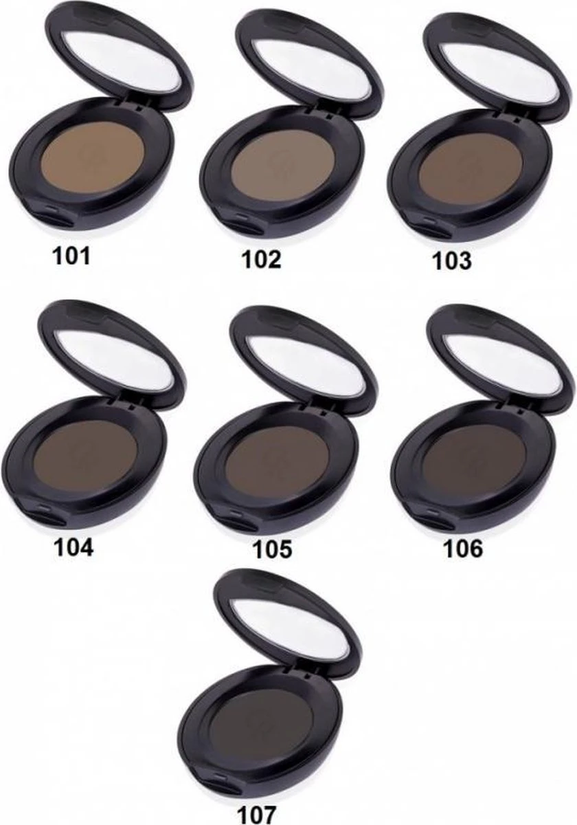 Golden Rose Eyebrow Powder 104 - Wenkbrauwen Poeder Sterk Gepigmenteerd 3 Golden Rose Eyebrow Powder 104 - Wenkbrauwen Poeder Sterk Gepigmenteerd - Afbeelding 3