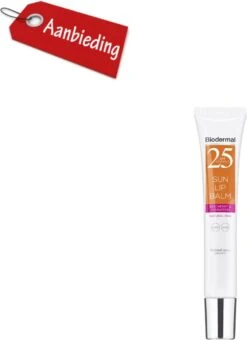 Lippenbalsem Natural Pink Biodermal Sun Lipbalm Lipbalsem SPF25 - Tube 12 Ml - -Poeder and Foundation Winkel 871x1200 2