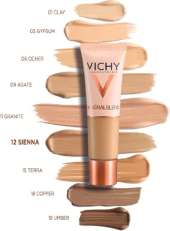 Vichy Minéralblend Foundation - 12 Sienna - 30ML - Natuurlijke Dekking -Poeder and Foundation Winkel 885x1200 3