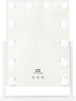 United Entertainment - Hollywood Spiegel Met 12 LEDs - 36x47,5 Cm - Wit 14 United Entertainment - Hollywood Spiegel Met 12 LEDs - 36x47,5 Cm - Wit -Poeder and Foundation Winkel 900x1200 27