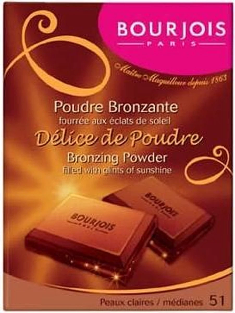 Bourjois - Delice De Poudre Bronzing Powder Browning Powder 52 16.5G 9 Bourjois - Delice De Poudre Bronzing Powder Browning Powder 52 16.5G - Afbeelding 9