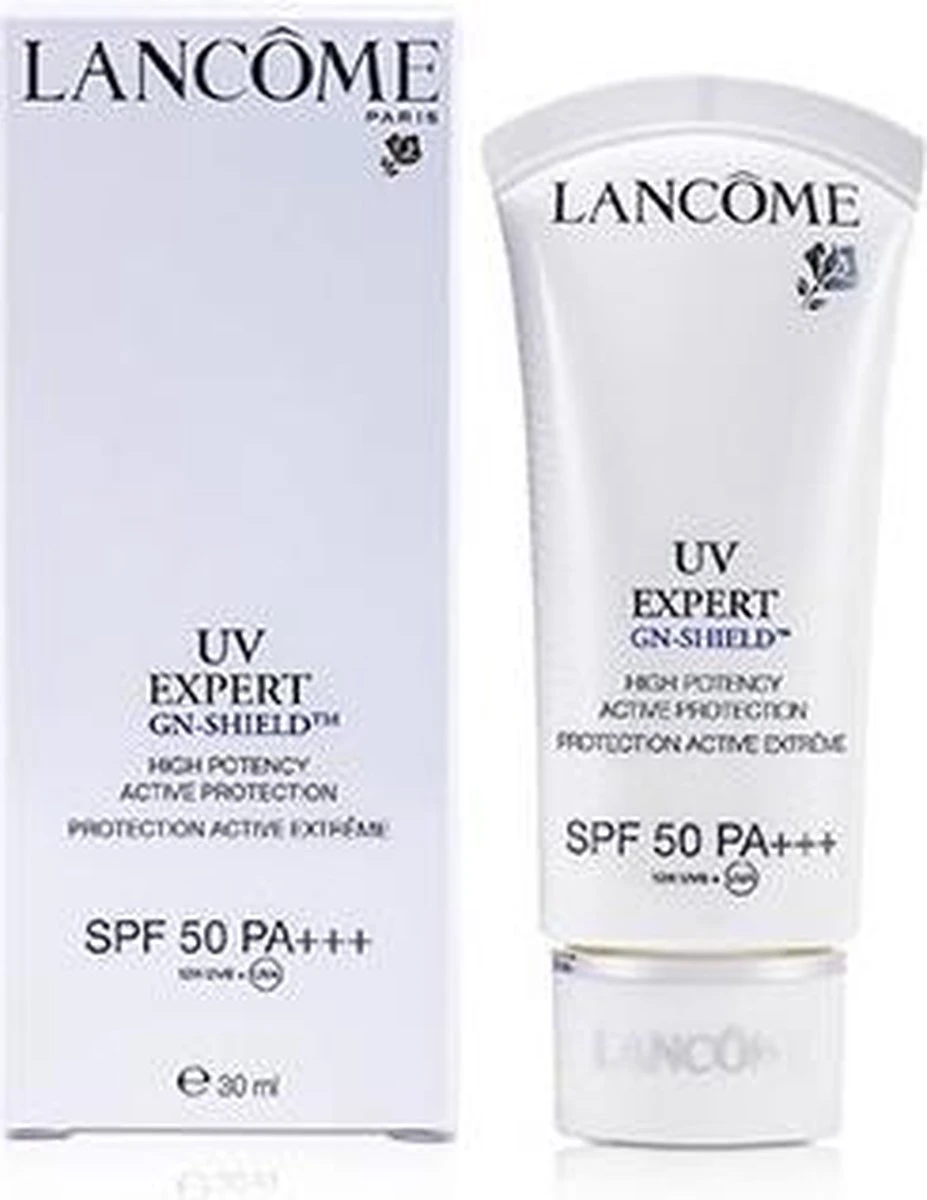 Lancôme UV Expert GN-Shield Protection Active Extrême SPF 50 PA +++ - 30 Ml - Gezichtscrème 1 Lancôme UV Expert GN-Shield Protection Active Extrême SPF 50 PA +++ - 30 Ml - Gezichtscrème