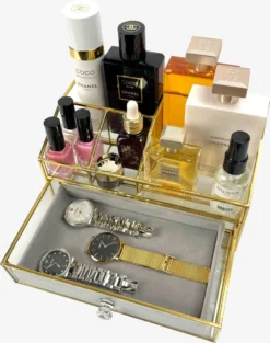 Make Up Organizer Stella | Goud| Cosmetica Organizer|sieraden Organizer | Make Up Organizer | Beautybox | Vitrine Boxje | Glazen Box |Makeup Organizer |Beauty Organizer | Makeupbox |Organizer | Storage Box |Make-uporganizer| Opbergdoos | Sieradendoos 12 Make Up Organizer Stella | Goud| Cosmetica Organizer|sieraden Organizer | Make Up Organizer | Beautybox | Vitrine Boxje | Glazen Box |Makeup Organizer |Beauty Organizer | Makeupbox |Organizer | Storage Box |Make-uporganizer| Opbergdoos | Sieradendoos -Poeder and Foundation Winkel 948x1200 2