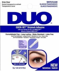 DUO - Quick-Set Lash Adhesive Brush-On Wimperlijm - Clear -Poeder and Foundation Winkel 990x1200 3