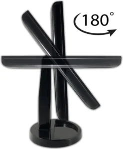 Grote Drieluik LED Make-up Spiegel Touch Knop En Dimmer 1, 3, 5 En 10 Maal Vergroting Inclusief Usb Kabel, Spiegels -Poeder and Foundation Winkel 991x1200 4