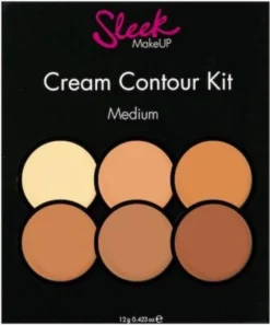 Sleek Cream Contour Kit - Medium -Poeder and Foundation Winkel 999x1200